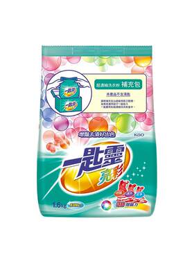 【自营】进口花王洁霸亮彩洗衣粉深层洁净去渍护色增艳留香1.6kg