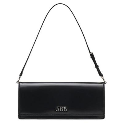 【季末折扣】MARC JACOBS/莫杰  GLAM MJ 牛皮纯色简约单肩手提包