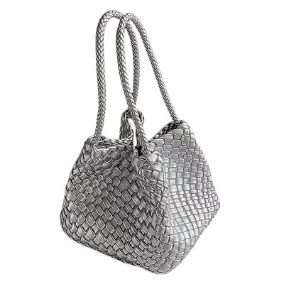 韩国手工编织菜篮子包2025新款