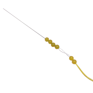 极细麻花串珠针手工diy穿珠子的钢丝引线珍珠米珠专用针神器工具