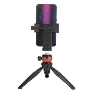 双手机支架直播视频拍摄桌面两个多个录像手持俯拍便携迷你三脚架