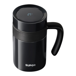 苏泊尔智能保温杯男款茶杯高档316L不锈钢办公室大容量泡茶水杯子