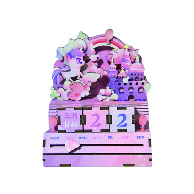 DIY木质拼装桌面摆件3d立体拼图