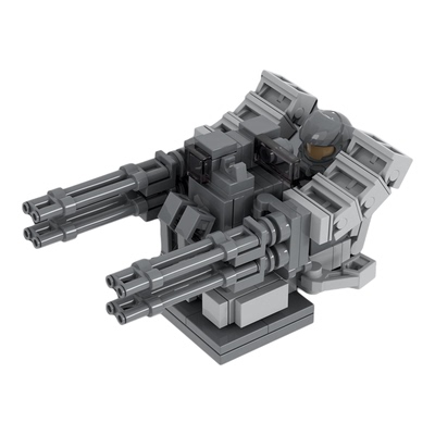 多款大炮重装火力积木人仔武器