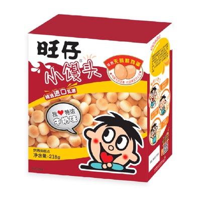 旺旺旺仔小馒头进口乳源童年零食