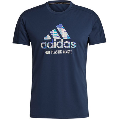 Adidas/阿迪达斯正品当季男子新款短袖时尚休闲运动T恤 GJ6457