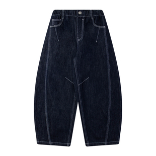 MUCMUKN【街头裤王】原牛撞线弯刀牛仔裤不褪色早春百搭男童26新