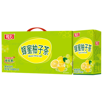 鹭芳蜂蜜柚子茶饮料248ml*24盒