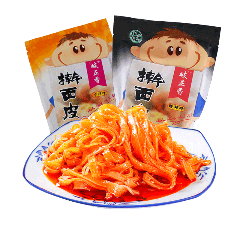 岐正香宝鸡西安懒人速食红油凉皮