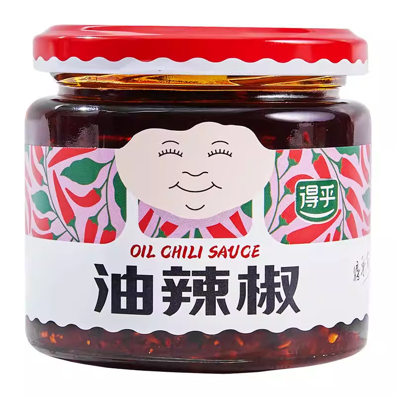 得乎油辣椒香辣酱油辣子蘸水凉拌菜专用辣椒油饺子水煮菜蘸料微辣