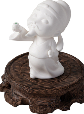 国风可爱小李白摆件陶瓷工艺品