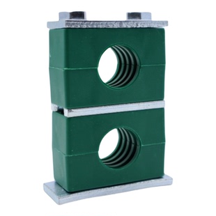 重型塑料上下双层管夹船用液压水管油管固定器B(Ⅱ)型重型管夹