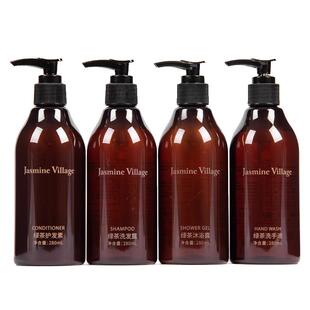 jasmine village茉莉小镇绿茶香氛酒店洗发水沐浴露5kg大桶补充装
