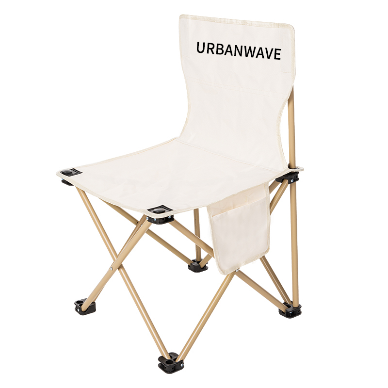 urbanwave 户外折叠椅 中号-米白（带侧兜+收纳袋） 9.80元包邮（需用券） 