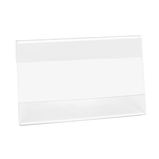 亚克力平贴式标价牌标签牌标价签逶明展示牌墙贴瓷砖贴桌牌台卡价格牌商品货架产品超市标签透明带背胶开学