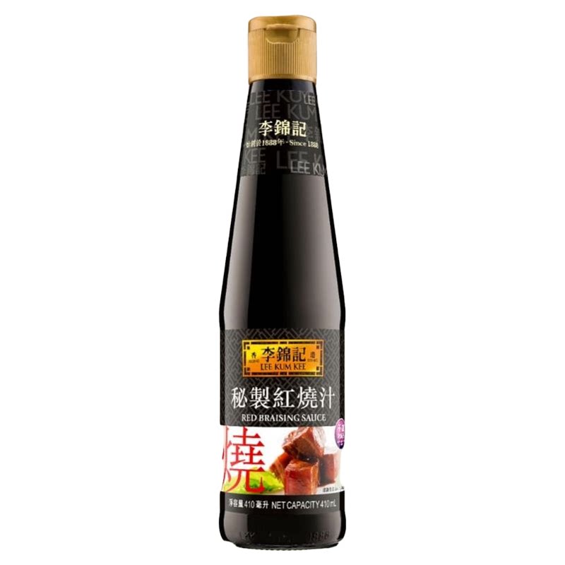 李锦记秘制红烧汁410ML蒸排骨炖排骨红烧炖肉汁厨房烹饪料理酱油