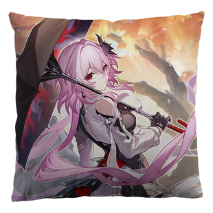 明日方舟终末地周边莱万汀伊冯佩丽卡抱枕二次元动漫定制玩偶靠垫