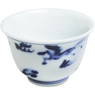 学古|兰花沁香盖碗青花杯套组 手工茶具景德镇瓷手绘青花