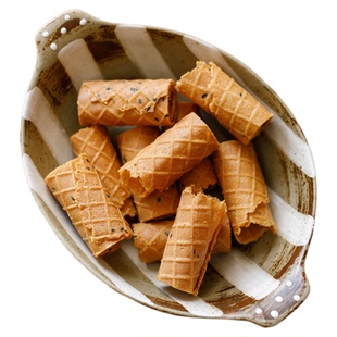 朴食有方红糖烤蛋卷薄脆饼干酥脆休闲零食食品儿童学生小吃盒装