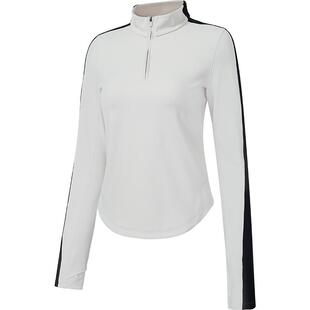 本来BENLAI女士云感柔立领T恤衫25秋季新款修身运动上衣BNX450016