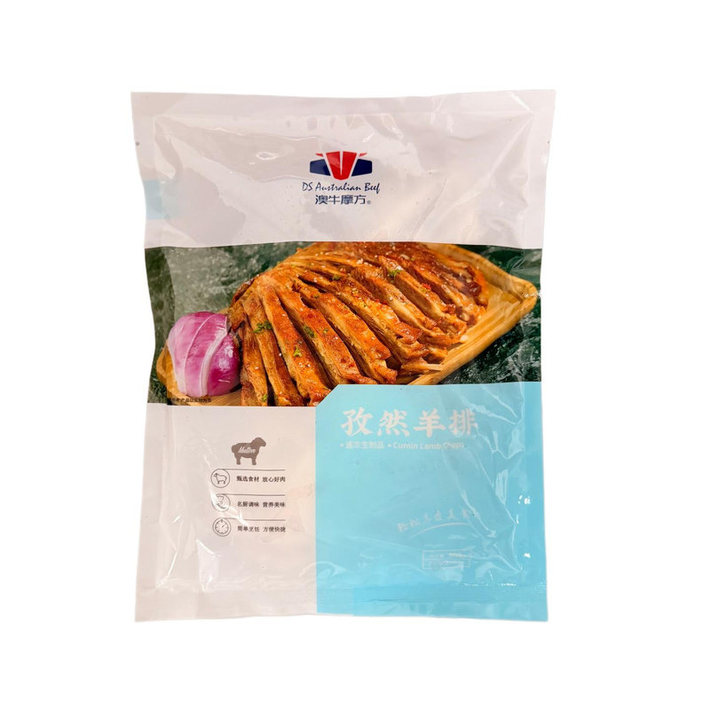 澳牛摩方孜然羊排500g*16包/箱