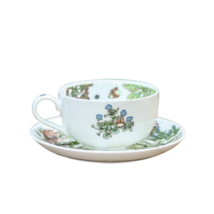 日本Noritake则武吉卜力totoro宫崎骏龙猫骨瓷红茶咖啡杯碟礼盒装