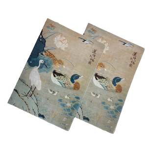 上海博物馆文件夹莲塘乳鸭A4资料夹试卷收纳资料整理夹创意礼物