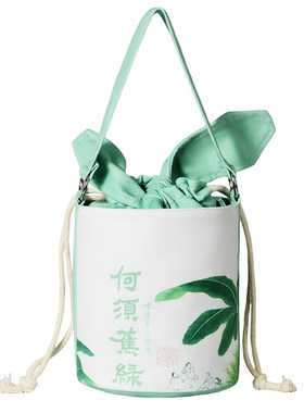 水桶包印花大休闲钱袋子