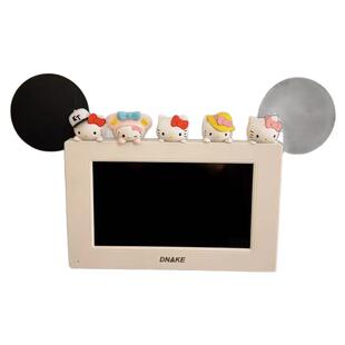 hellokitty可视门铃对讲机饰品摆件可爱女卡通家居用品遮挡装饰品
