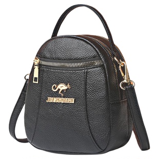 真皮女包三层包包女斜挎包2024新款时尚单肩包软皮手提包手机实用