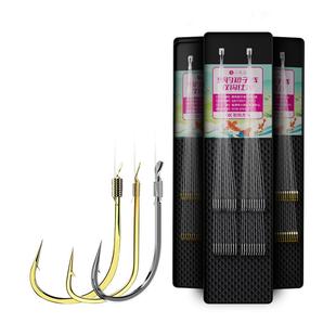 小凤仙金袖短子线双钩成品绑好溪流袖钩鲫鱼伊豆伊势尼金海夕鱼钩