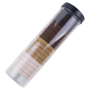 新品韩版高弹力头绳皮筋发圈儿童罐装无接缝发绳女童扎头不伤发饰