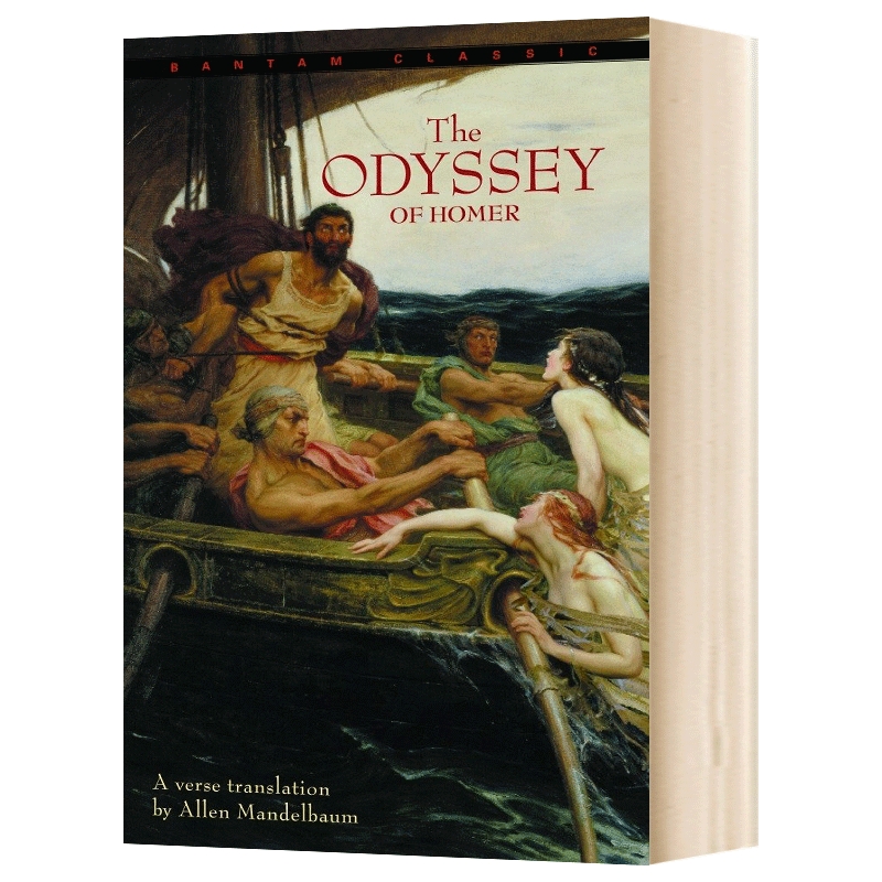 荷马史诗 奥德赛 英文原版 The Odyssey Of Homer 英文版经典文学书 进口原版英语书籍 Bantam Classics外文小说