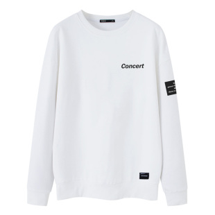 TEEK秋冬季休闲百搭潮流男装卫衣 学生校服内搭加厚长袖t恤加绒潮