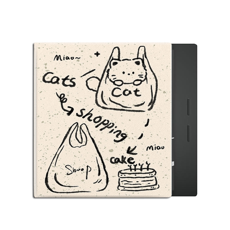 适用文石leaf5小白马3袋子猫咪NoteX5S磁吸电子书poke6s保护套壳