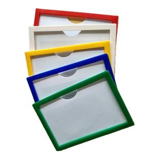 磁性标签仓库标识牌磁性标签卡强磁仓储货架标识牌磁性物料标识卡