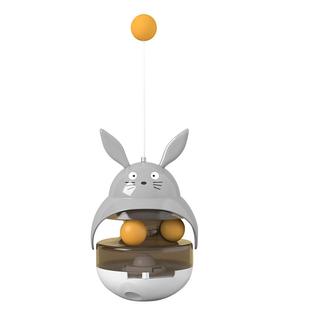 猫玩具不倒翁漏食球自嗨解闷神器逗猫棒幼猫小猫耐咬猫咪玩具用品