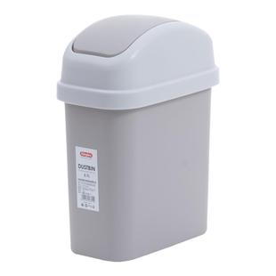 垃圾桶家用带盖厕所卫生间夹缝厨房客厅大垃圾筒摇盖小号桌面纸篓