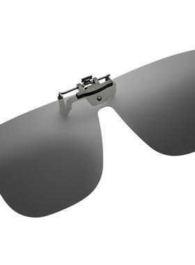 异形无边框高清偏光夹片近视男女