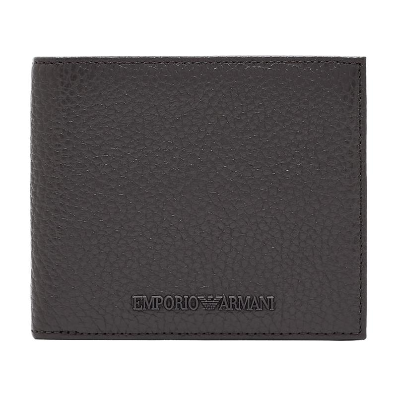 EMPORIO ARMANI/阿玛尼秋冬新款男牛皮革多卡位轻便钱夹钱包卡包