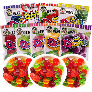 旺仔qq糖连包小包装可乐味20克儿童超级好吃零食网红爆款2025新款