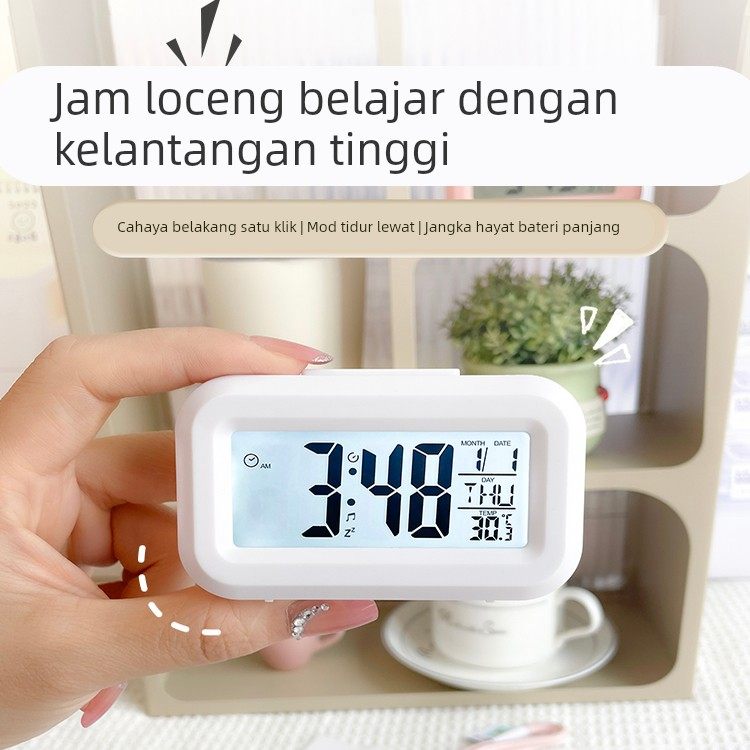 闹钟学生用迷你电子表男时钟便携学习用儿童女孩宿舍桌面倒计时器