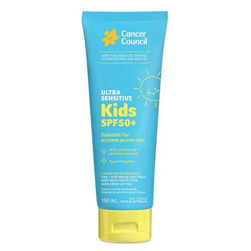 澳美皙Cancer Council儿童温和防晒霜防水防汗宝宝防晒乳SPF50+
