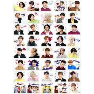 SJ superjunior 艺声 崔始源 圭贤周边手账水杯笔记本防水手机贴