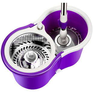 拖把旋转家用懒人免手洗自动甩水地拖墩布桶双驱动一拖净脱水拖布