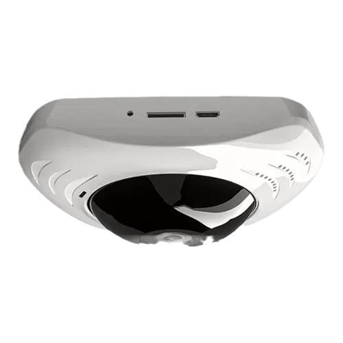 360全景鱼眼监控摄像头无线wifi家用室内无死角灯座灯头式监控器