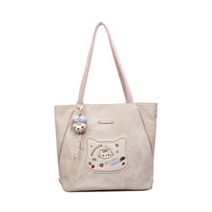 艾米兔女包2026新款百搭简约通勤单肩包学院风大容量休闲双肩包