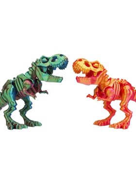 3D打印恐龙玩具霸王龙骨架