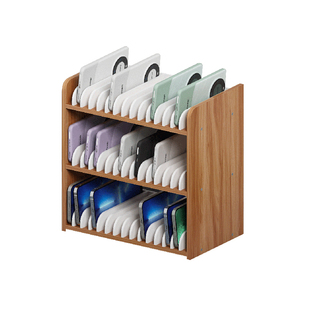 放手机收纳盒盒子维修桌面多格多个手机收纳架放置架存放盒置物架