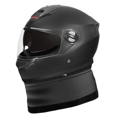 可拆围脖骑行保暖全盔